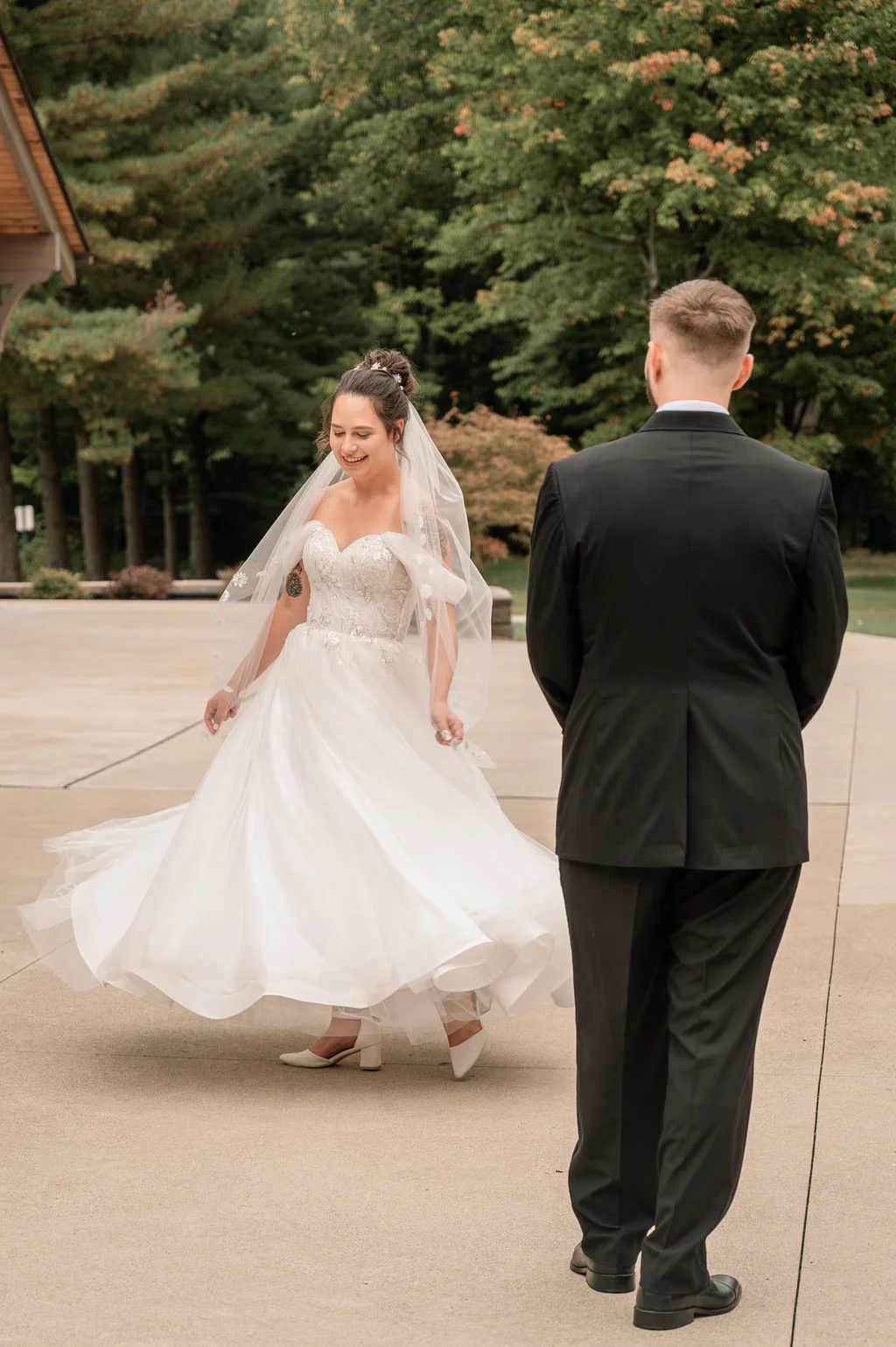 First Looks with the Bride — Bezman Wedding-161